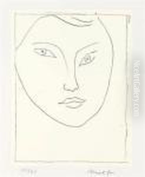 Portrait De Claude D Oil Painting by Henri Matisse