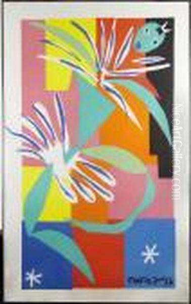 Blomsterstilleben Oil Painting by Henri Matisse