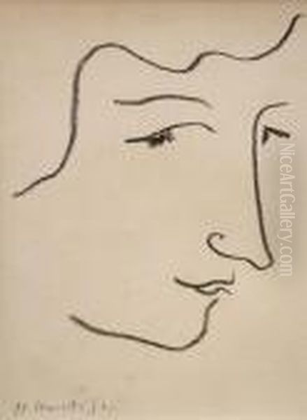 Colette From La Vagabonde Oil Painting by Henri Matisse