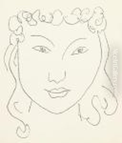 Untitled From Les Mirrors Profunds Oil Painting by Henri Matisse