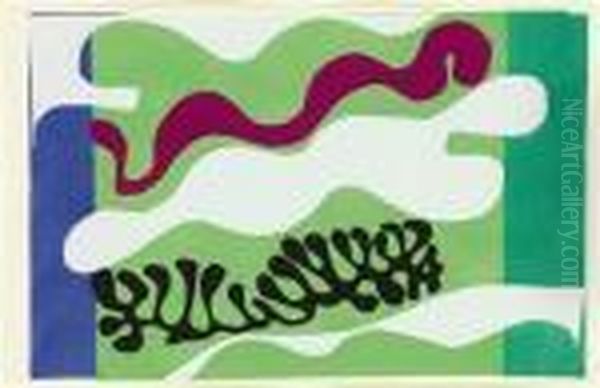 Le Lagon, Plate Xviii From: Jazz Oil Painting by Henri Matisse