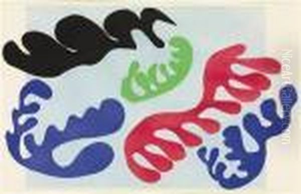 Le Lagon, Plate Xix From: Jazz Oil Painting by Henri Matisse