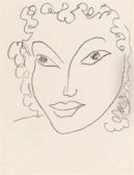 Five Plates, From Poesies Antillaises Oil Painting by Henri Matisse