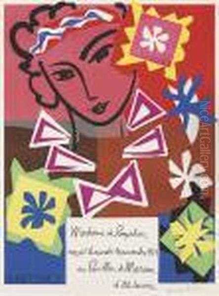 Madame De Pompadour Recoit Le Mardi 20 Novembre 1951 Au Pavillon De Marsan A 22 Heures Oil Painting by Henri Matisse