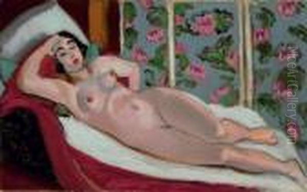 Nu A La Chaise Longue Oil Painting by Henri Matisse