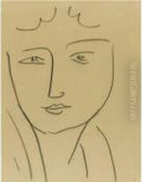 Tete De Femme Oil Painting by Henri Matisse