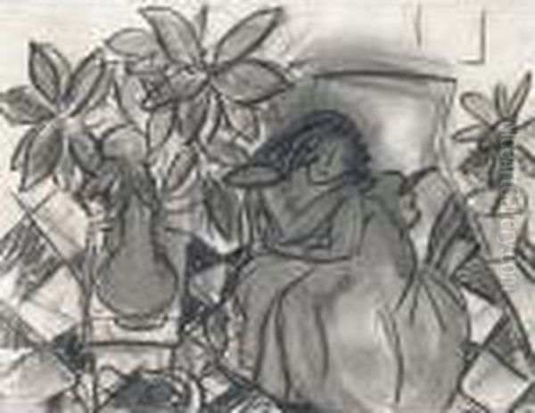 Femme Dans Un Interieur Oil Painting by Henri Matisse