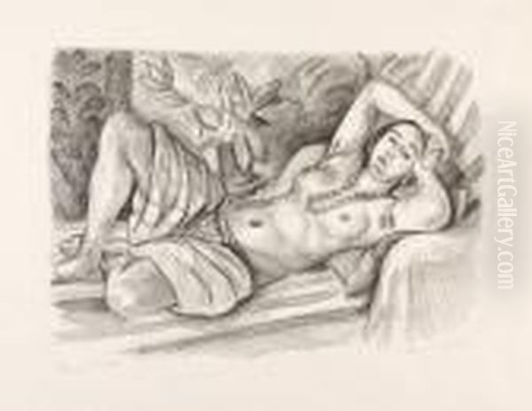 Odalisque Aumagnolia Oil Painting by Henri Matisse