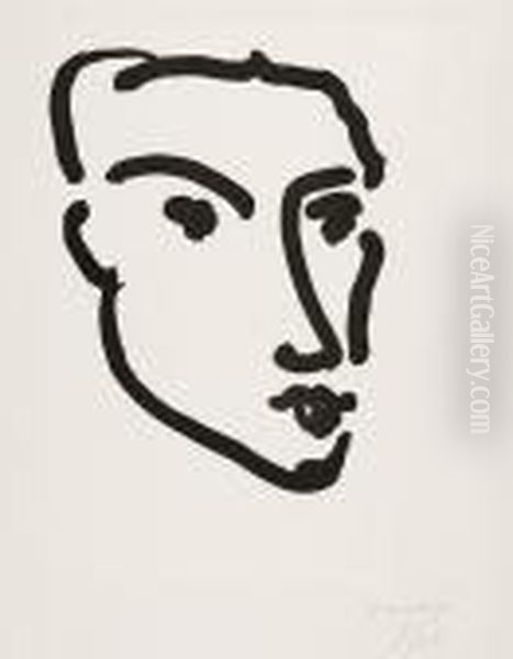 Nadia, Visagede Trois-quarts Oil Painting by Henri Matisse