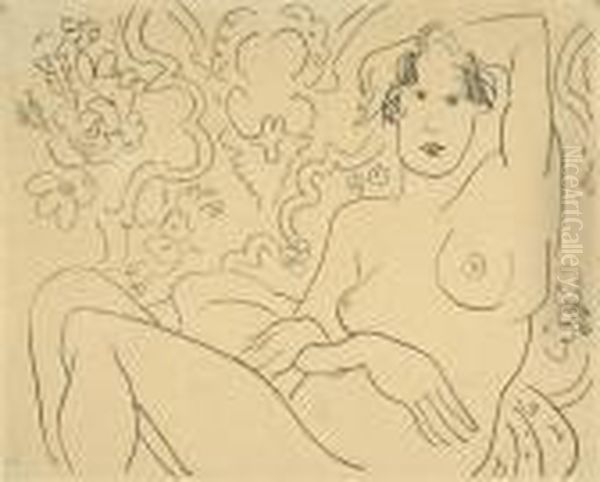 Nu Assis Oil Painting by Henri Matisse