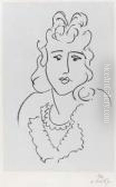 Buste Defemme Oil Painting by Henri Matisse