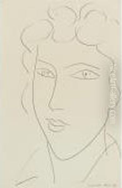 Portrait De Femme Oil Painting by Henri Matisse