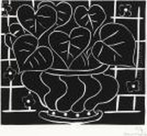 Corbeille De Begonias I Oil Painting by Henri Matisse