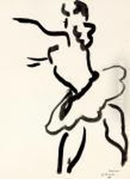 Danseuse Oil Painting by Henri Matisse