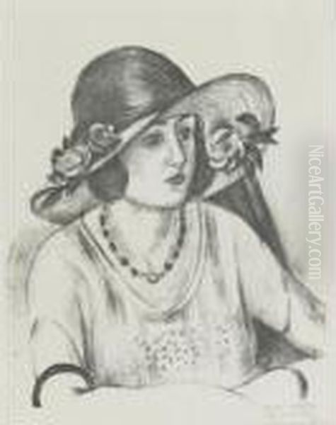 La Capeline De Paille D'italie Oil Painting by Henri Matisse