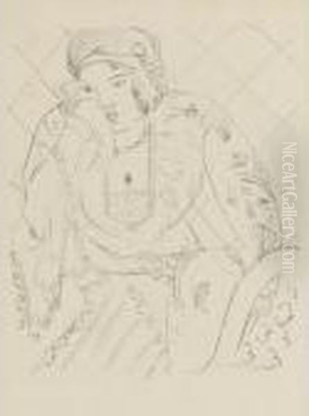 Orientale A La Croix Trifoliee Oil Painting by Henri Matisse