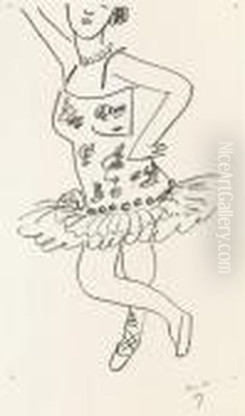 Danseuse Cambree Au Visage Coupe Oil Painting by Henri Matisse