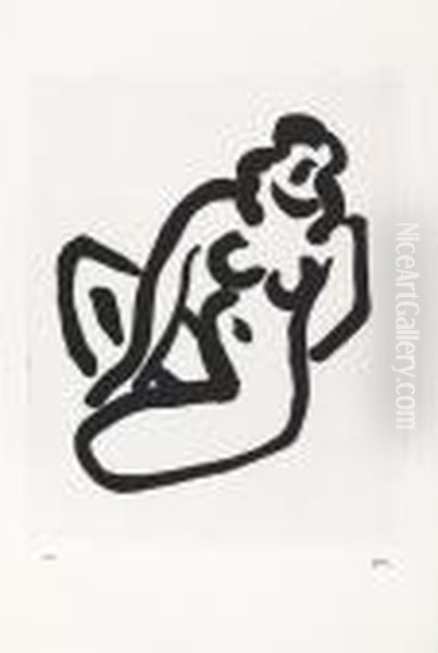 Nu Accroupi I Oil Painting by Henri Matisse