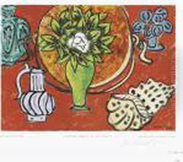 Nature Morte Au Magnolia, From Estampes Oil Painting by Henri Matisse