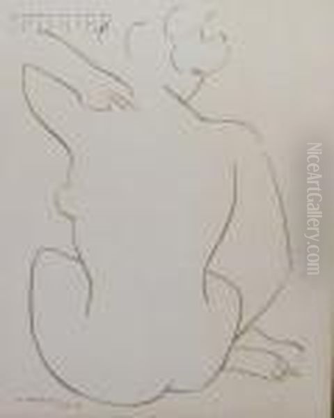 Two Images Of Women Oil Painting by Henri Matisse