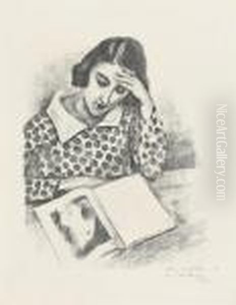 Grande Liseuse Oil Painting by Henri Matisse