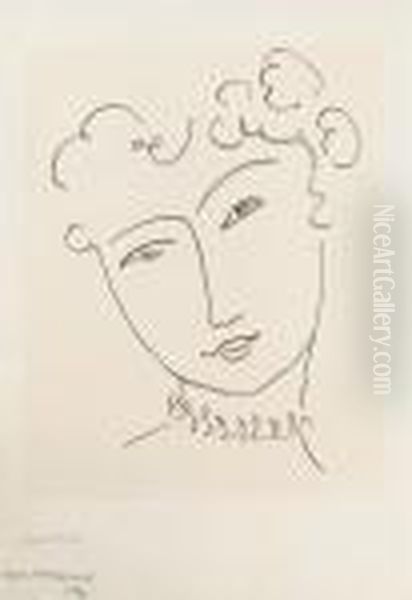 La Pompadour Oil Painting by Henri Matisse