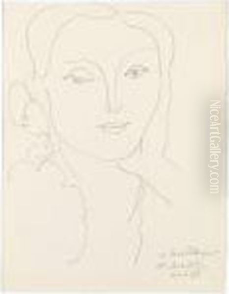 Portrait De Lydia Oil Painting by Henri Matisse
