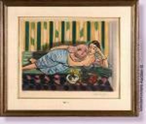 Odalisque Au Coffret Rouge Oil Painting by Henri Matisse
