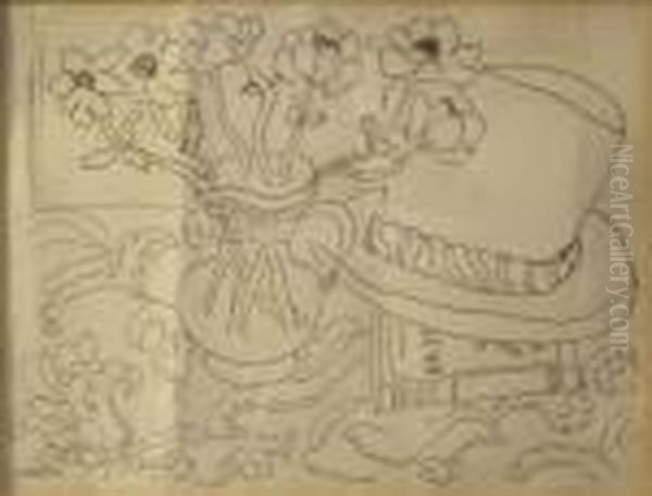 Bouquet De Fleur Oil Painting by Henri Matisse