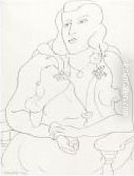 Jeune Femme Au Fauteuil Oil Painting by Henri Matisse