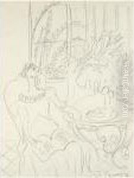 Femme Assise Oil Painting by Henri Matisse