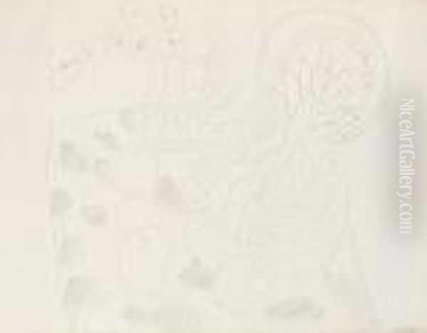 Nature Morte Aux Ananas Et Anemones Oil Painting by Henri Matisse