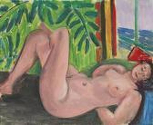 Nu Aux Jambes Croisees Oil Painting by Henri Matisse