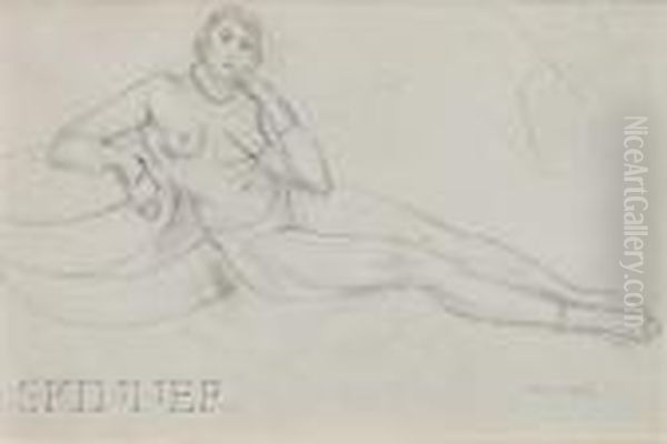 Femme Nue Allongee Oil Painting by Henri Matisse