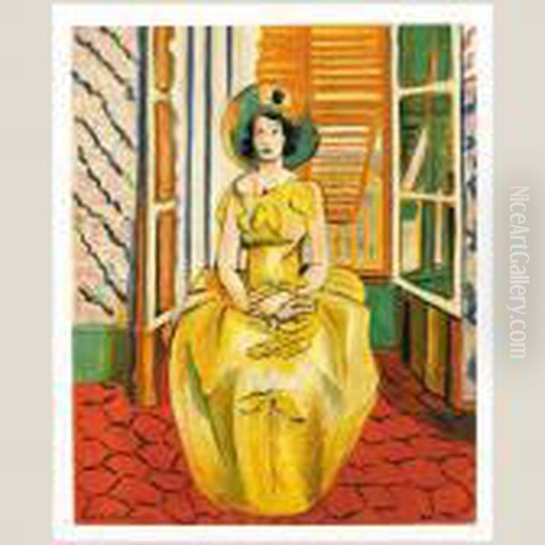 Dama Oil Painting by Henri Matisse