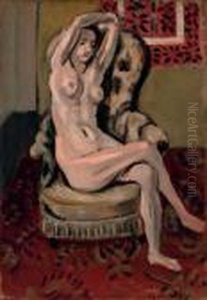 Nu Assis Oil Painting by Henri Matisse