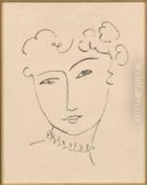 La Pompadour Oil Painting by Henri Matisse