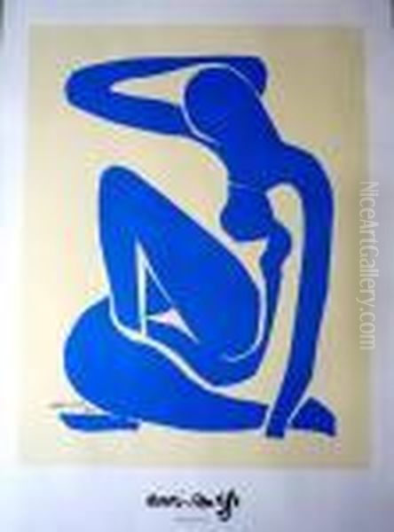Blue Nude Oil Painting by Henri Matisse