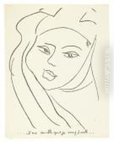 Lettres Oil Painting by Henri Matisse