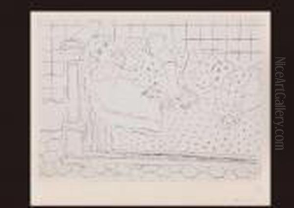 Le Repos Sur Le Lit Oil Painting by Henri Matisse