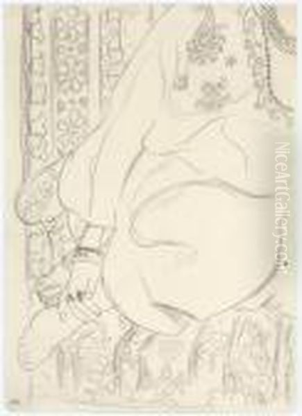 Femme Assise Oil Painting by Henri Matisse