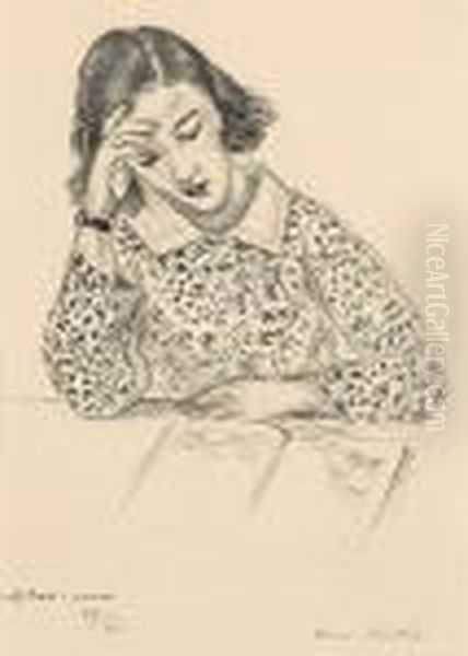 Petite Liseuse Oil Painting by Henri Matisse