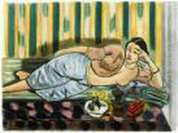 Odalisque Au Coffret Rouge Oil Painting by Henri Matisse