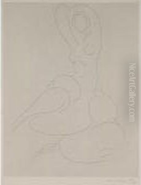 Nu Pour Cleveland Oil Painting by Henri Matisse