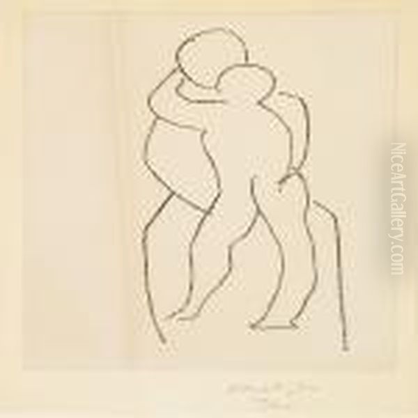 Vierge A L'enfant Debout Oil Painting by Henri Matisse