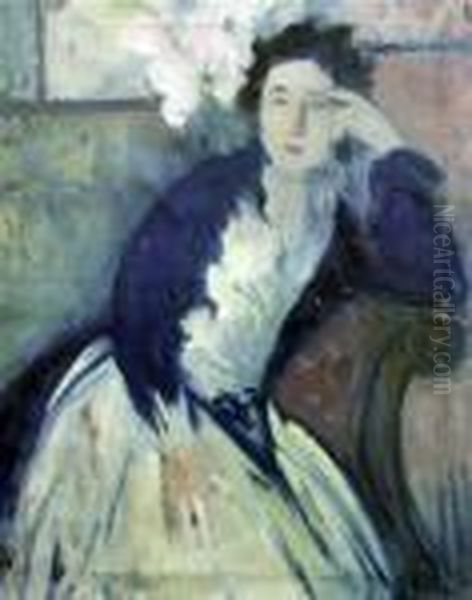 Study Of A Seated Woman Oil Painting by Henri Matisse