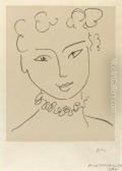 La Pompadour Oil Painting by Henri Matisse