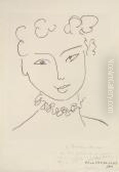 La Pompadour Oil Painting by Henri Matisse