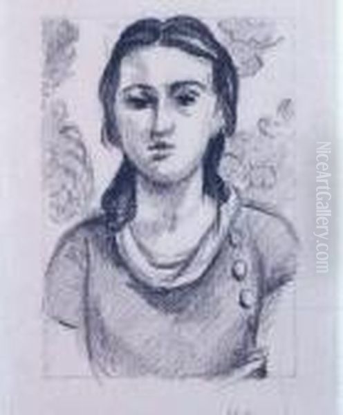 Jeune Fille Oil Painting by Henri Matisse