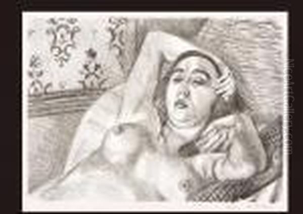 Le Repos Du Modele Oil Painting by Henri Matisse